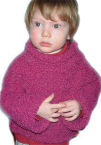 alpaca handknit baby sweaters